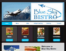 Tablet Screenshot of blueskybistro.com